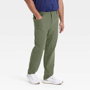 All In Motion - Men's 360 Lifestyle BIg 5-Pocket Golf Pant - All I Green